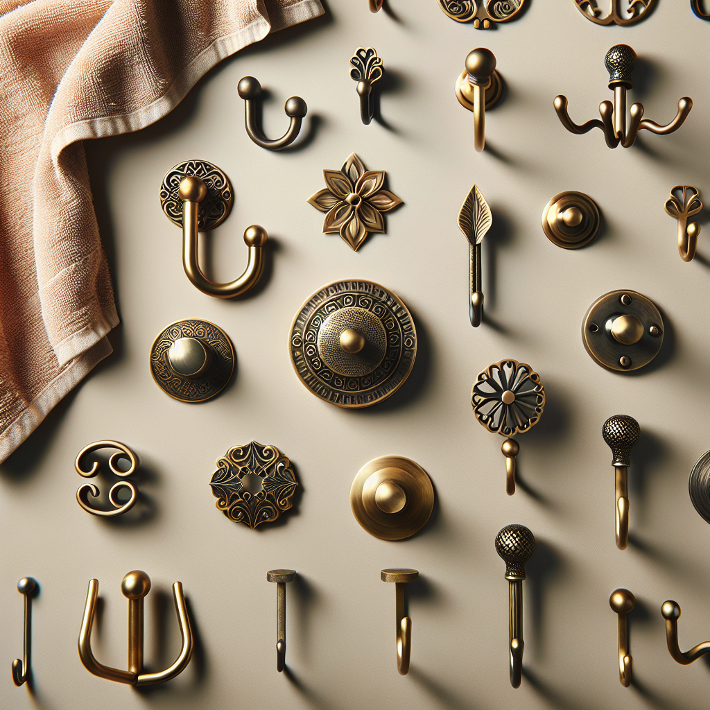 Everlasting Charm: Uncoated Brass Towel Hooks That Grow More Beautiful with Time
